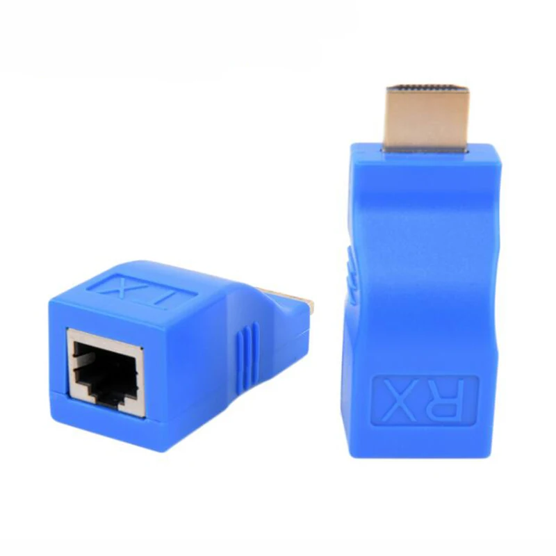 Baolyda HDMI удлинитель 30 м Сетевой передатчик и приемник адаптер V1.4 RJ45 CAT5E CAT6 Ethernet LAN