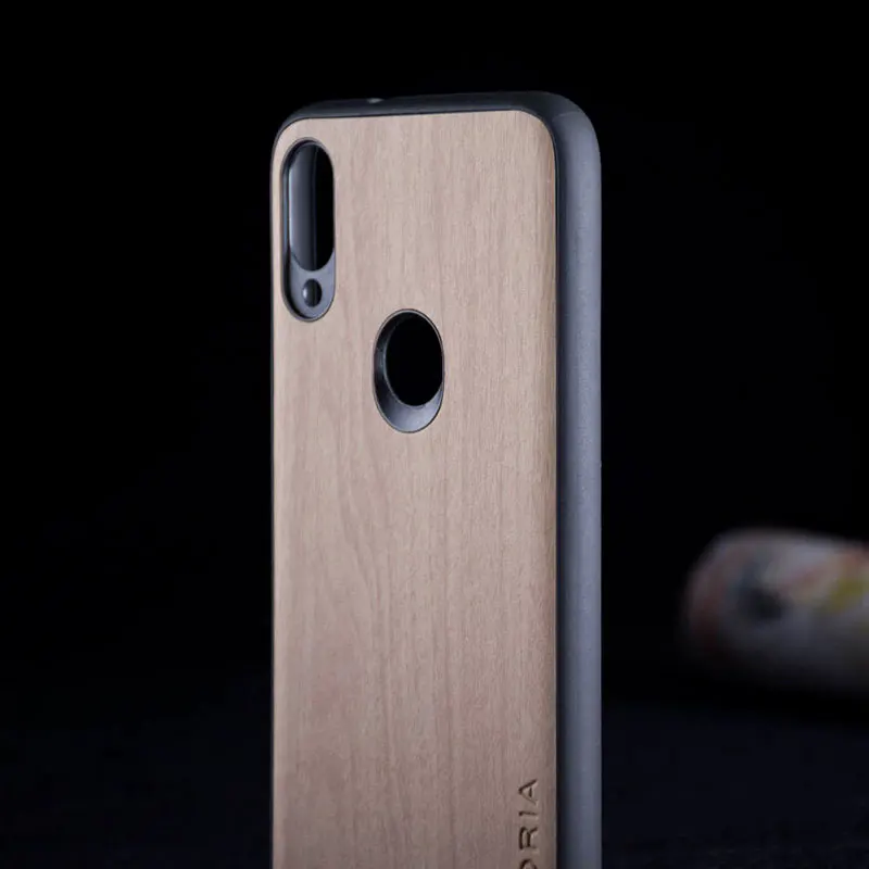 Чехол для Xiaomi Redmi Note 7 Pro кожаный чехол с деревянным узором силиконовым чехлом