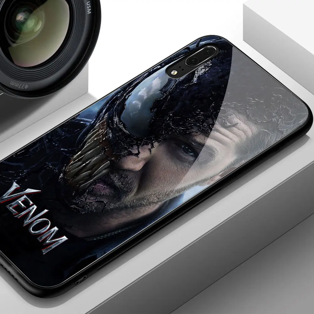 Для huawei P20 Lite чехол Venom Marvel закаленное стекло для huawei mate 9 10 Pro P10 P20 Lite Note 10 mate 20 Pro Honor v10 - Цвет: 02268