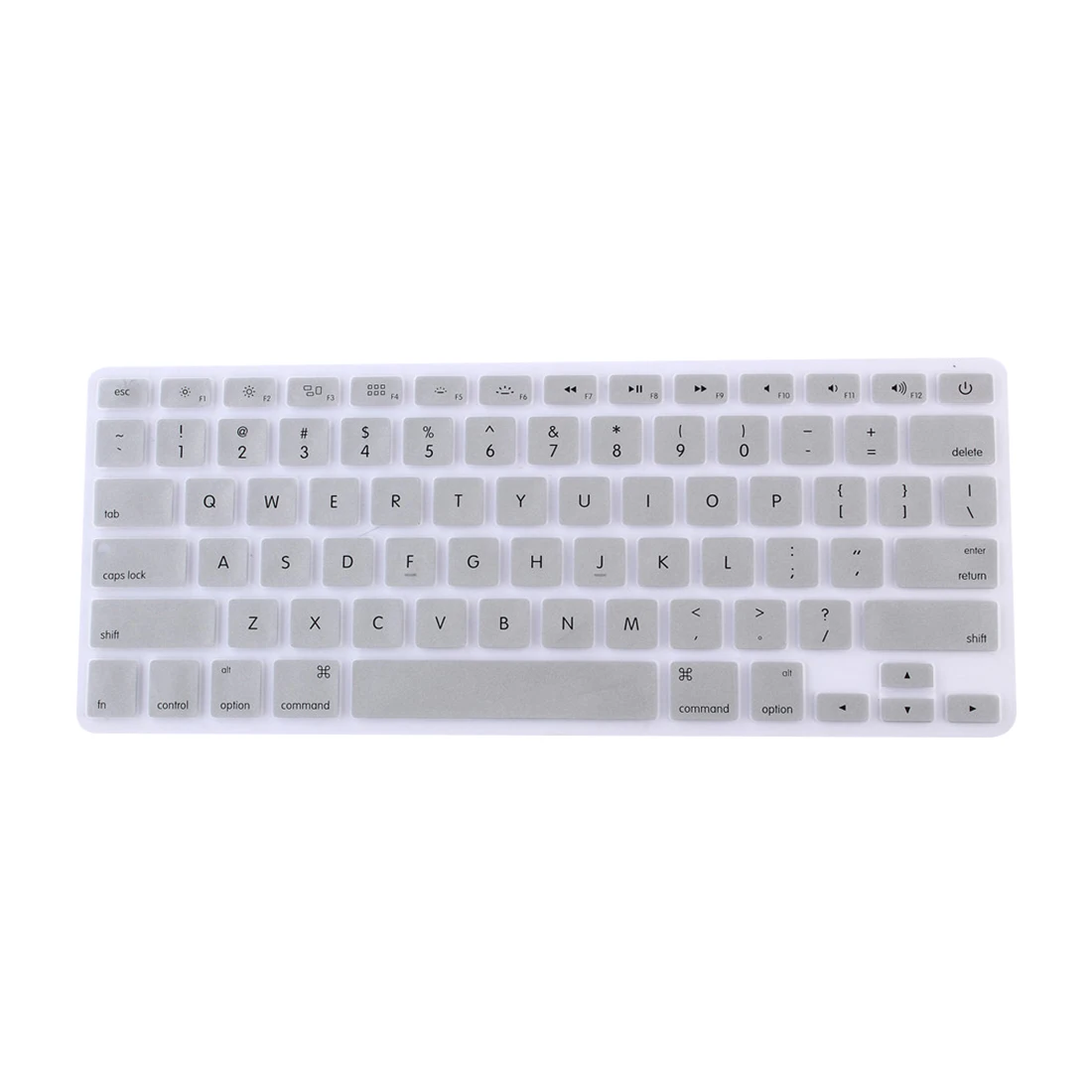white Защитная пленка для клавиатуры ноутбука для macbook air 13 pro 15 дюймов A1466 A1502 A1278 A1398 Силиконовая накладка для клавиатуры США - Цвет: white