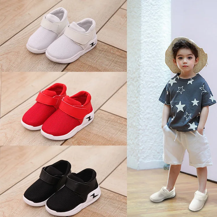 Kids Girls Shoes Boys Sneakers 2017 New Spring/Autumn Mesh Net Breathable Sport Soft Child Toddler shoes |