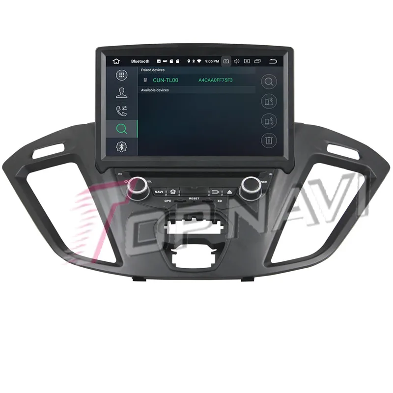 Автомобильный мультимедийный плеер Topnavi Android 9 0 радио DVD для Ford Transit Custom 2016 стерео 2