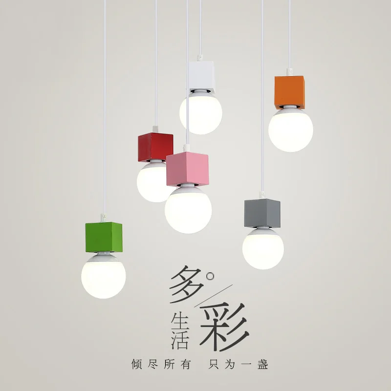 Маккарон скандинавский пост современный светильник для столовой простой