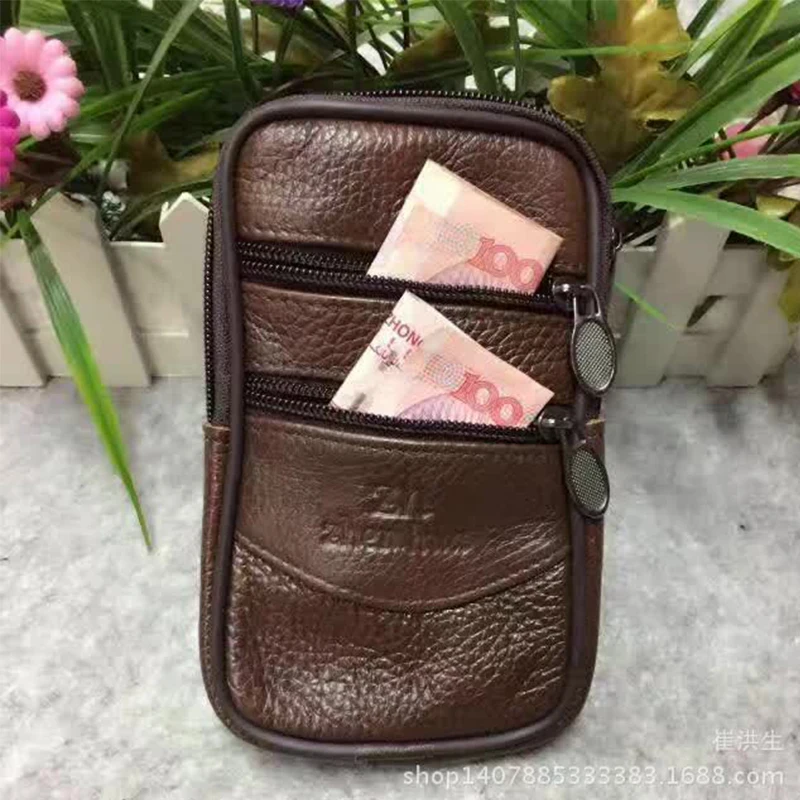 Поясная Сумка besi GORO Мужская винтажная водонепроницаемая из коровьей