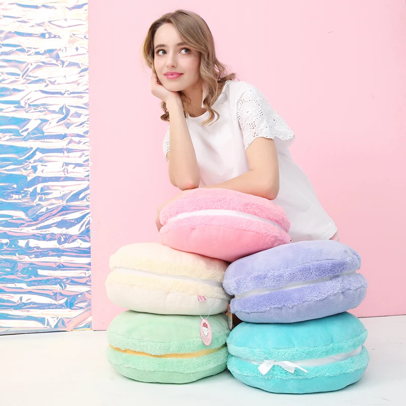 

macaron cushion macaron dessert cushion round cake pillow