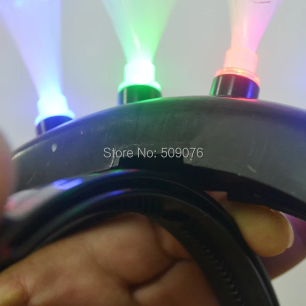 Бесплатная доставка 2 шт./Лот оптоволоконный светодиодный светящийся головной