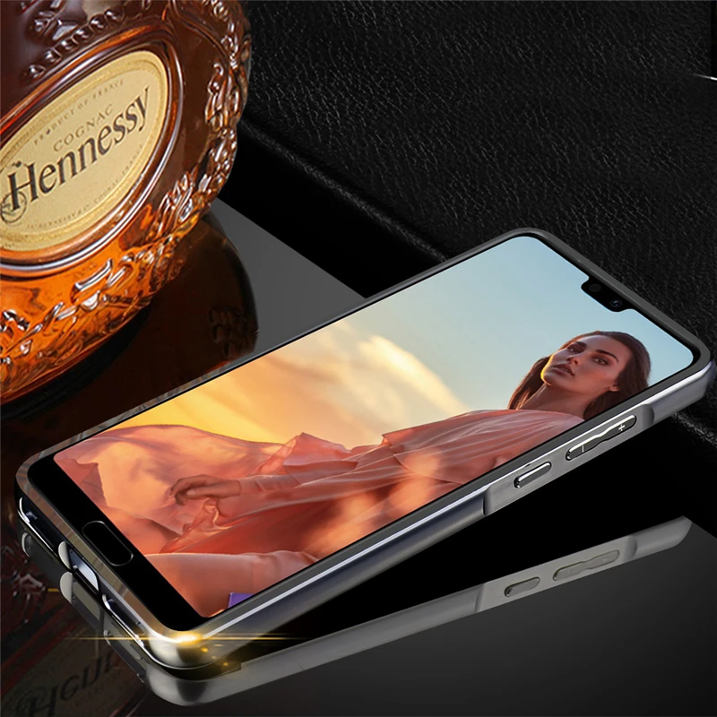 For Huawei P20 Lite Case Luxury Gold Mirror Protective Back Cover Phone p20 Pro p 20 Coque |