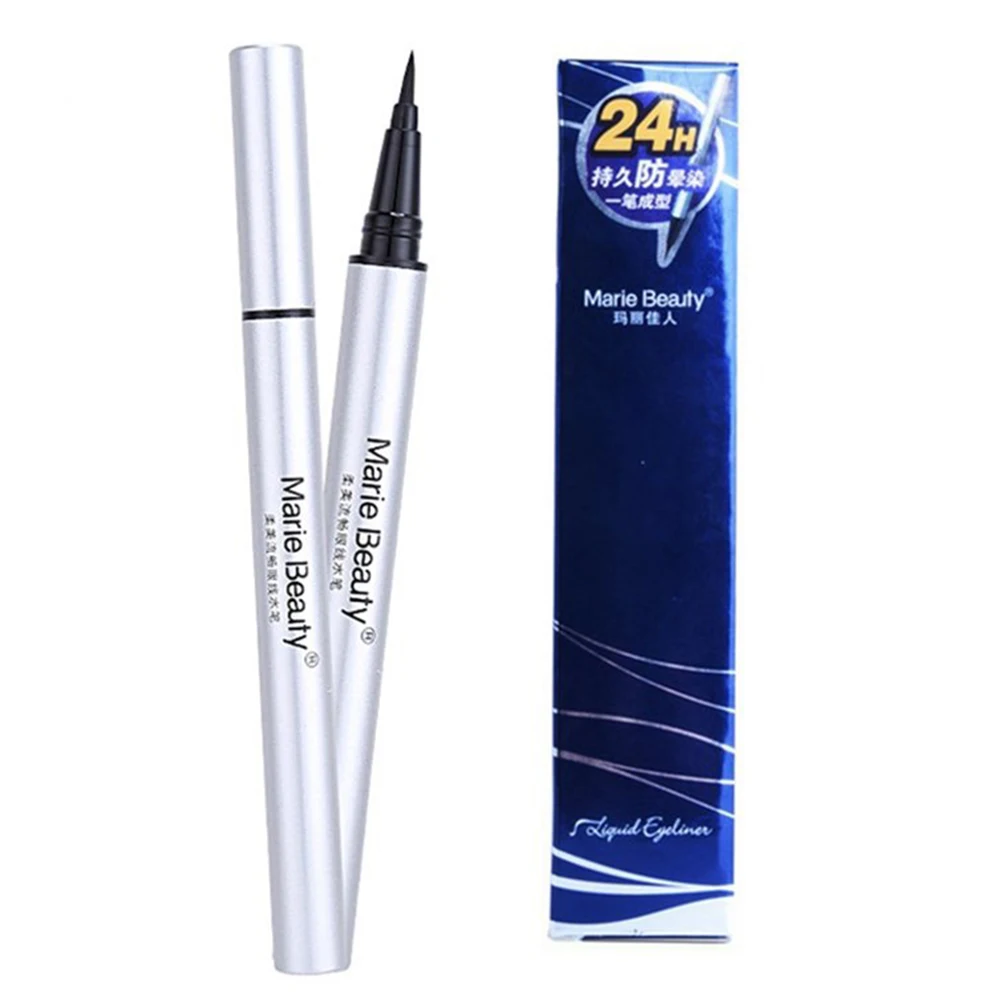 Модный черный Водостойкий карандаш для глаз макияж стойкий подводка пигмент