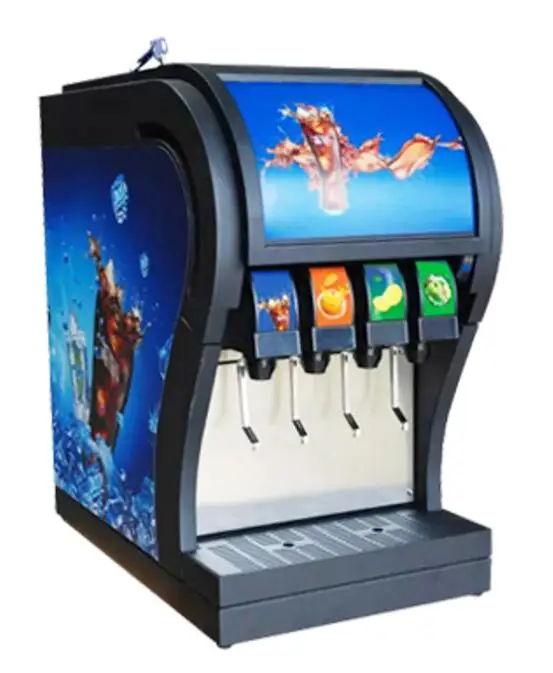 

3 pumps CE ISO certified one year warranted3 pumps coke dispenser Coke Post Mix Soda Fountain Dispenser with 4 volves