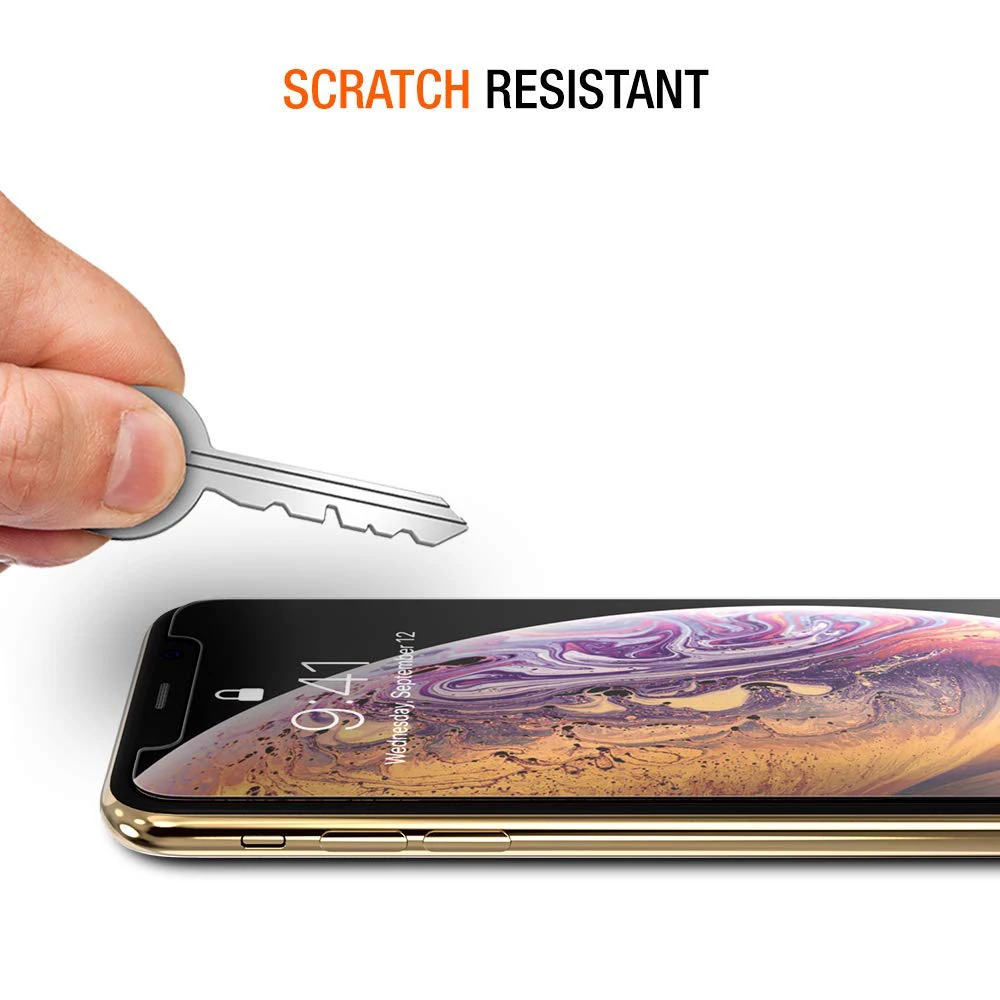 Для iPhone X/XS протектор экрана из закаленного стекла с твердостью 9 H толщиной 0 26 мм и