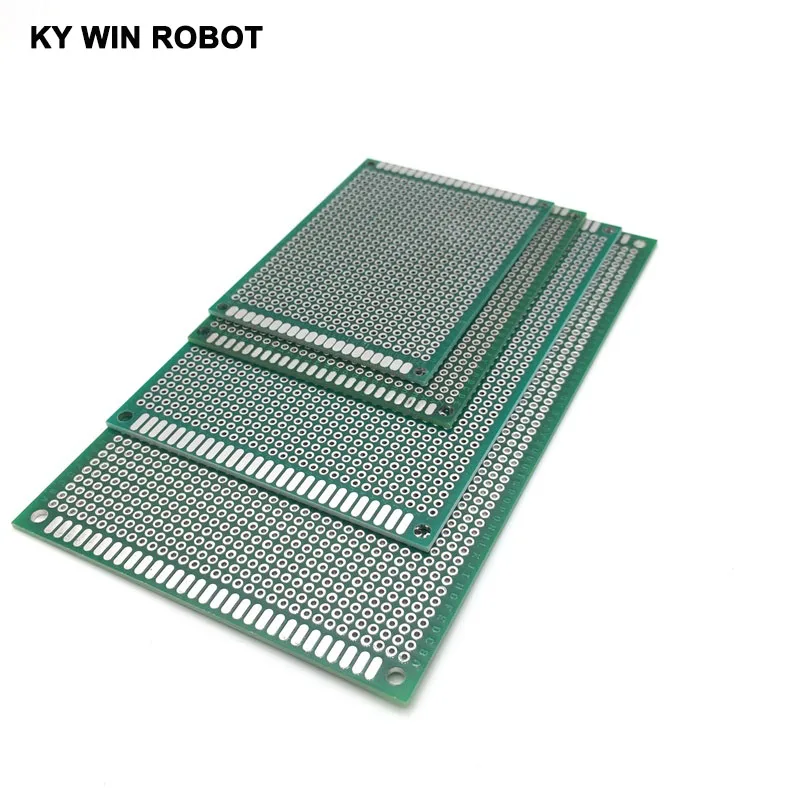 4 шт. 6x8 7x9 8x12 9x 15 см двухсторонний медный прототип печатной платы универсальная