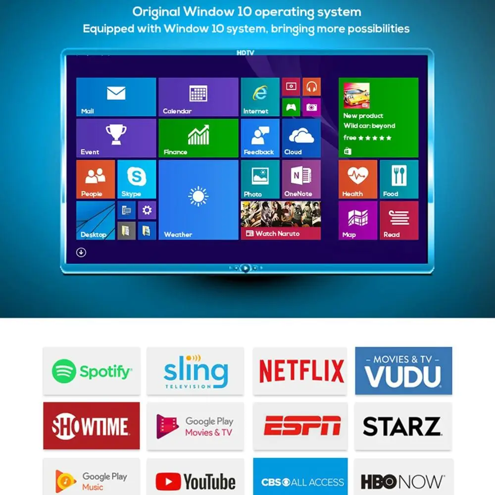 LEMADO TX85 Мини ПК Windows 10 для Intel Atom X5-Z8350 TV Box 4G 64G память 2 + 5 8G двойной Wifi телеприставка