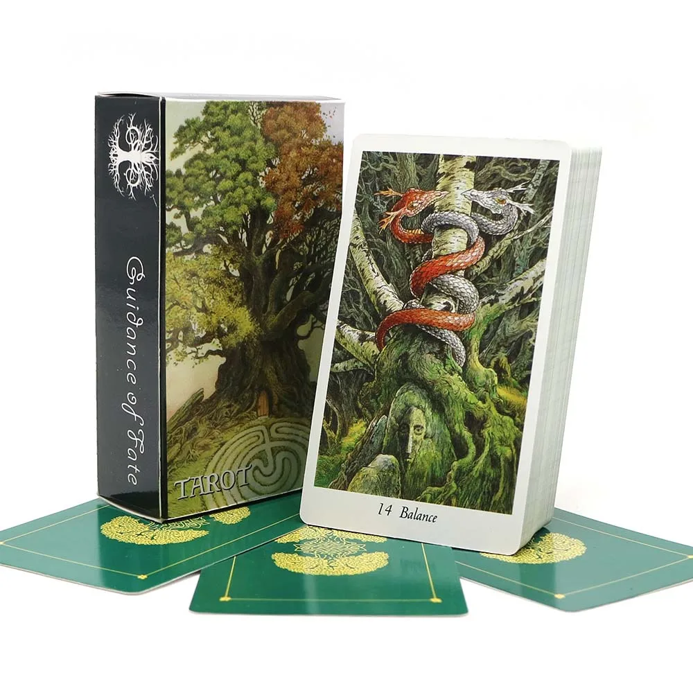 nature tarot 5 стилей, таинственные карты Таро, животные, природа, настольная игра Таро для женщин, английская версия, гадания, карты, игра - Цвет: nature tarot