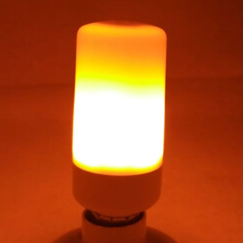 Новые светодиодные лампы E27 E14 SMD2835 AC110V-220V Светодиодная лампа пламени пламя