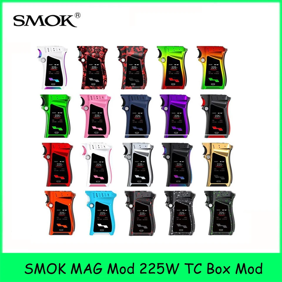 Электронная сигарета оригинал SMOK MAG Mod 225 Вт TC коробка мод правая рука fit 18650