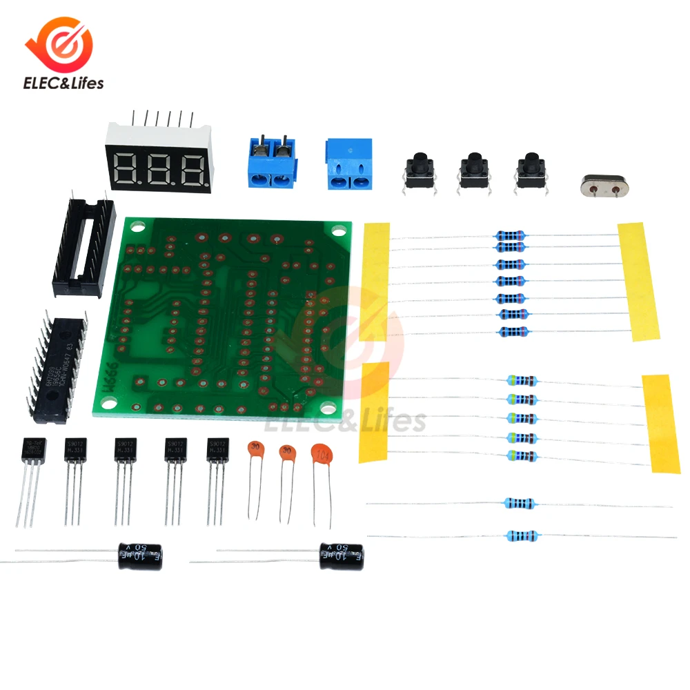 DS18B20 цифровой термометр Температура Сенсор модуль DIY Kit AT89C2051 DS18B20 Температура контроллер светодиодный сигнал 5V для Arduino