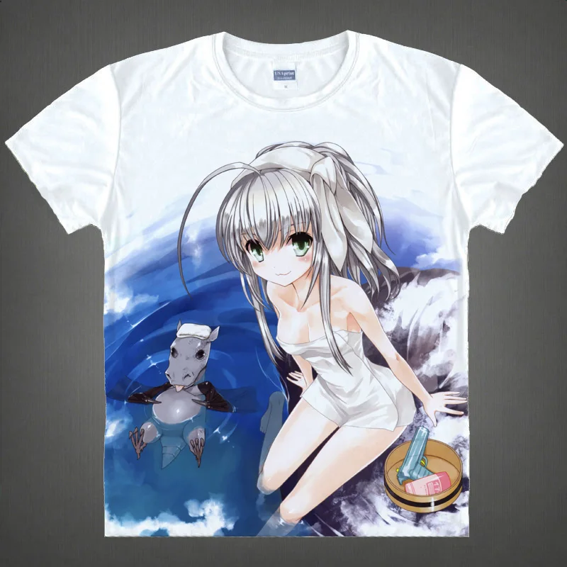 Coolprint Футболка с изображением в стиле аниме Nyaruko сканирование футболки
