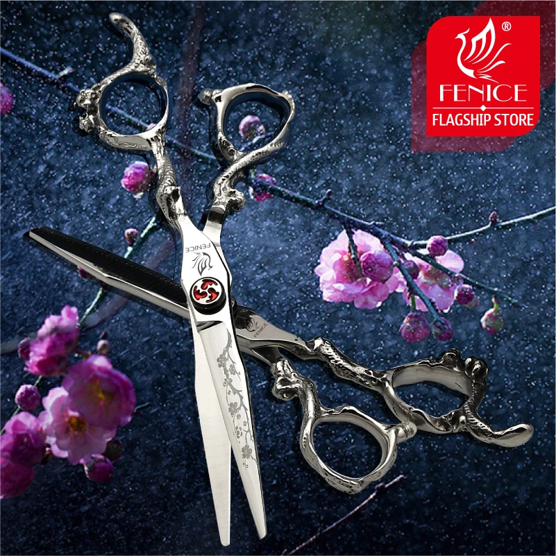 Fenice New design 6 inch High Quality Professional hairdressing barber shops salon styling tools Hair Cutting Thinning scissors