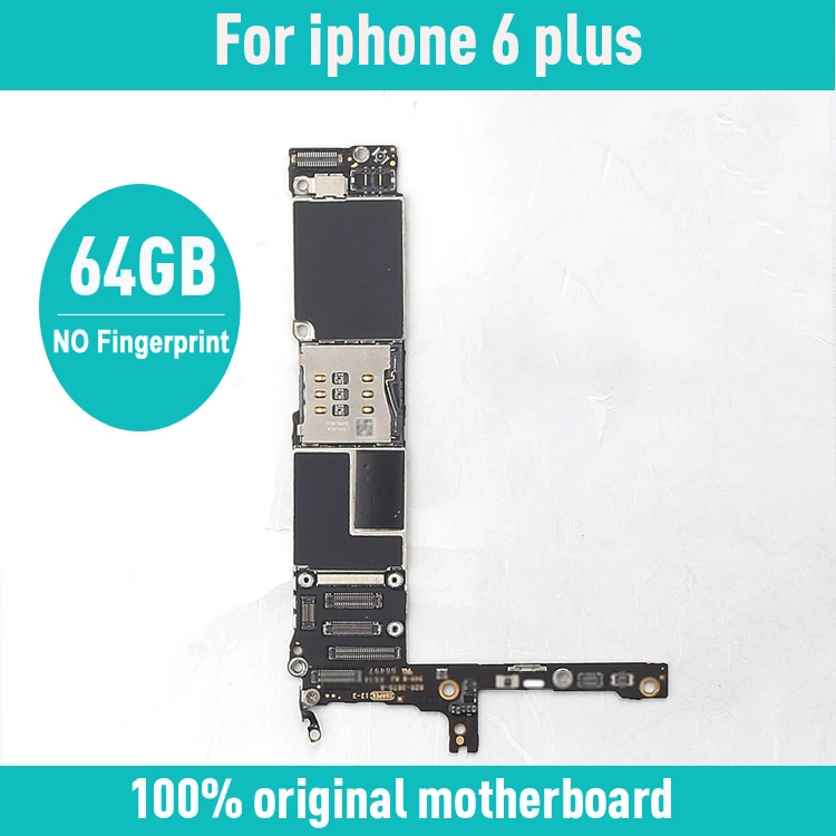 100% оригинальная разблокированная материнская плата для iphone 6 plus с чипами 64 ГБ P