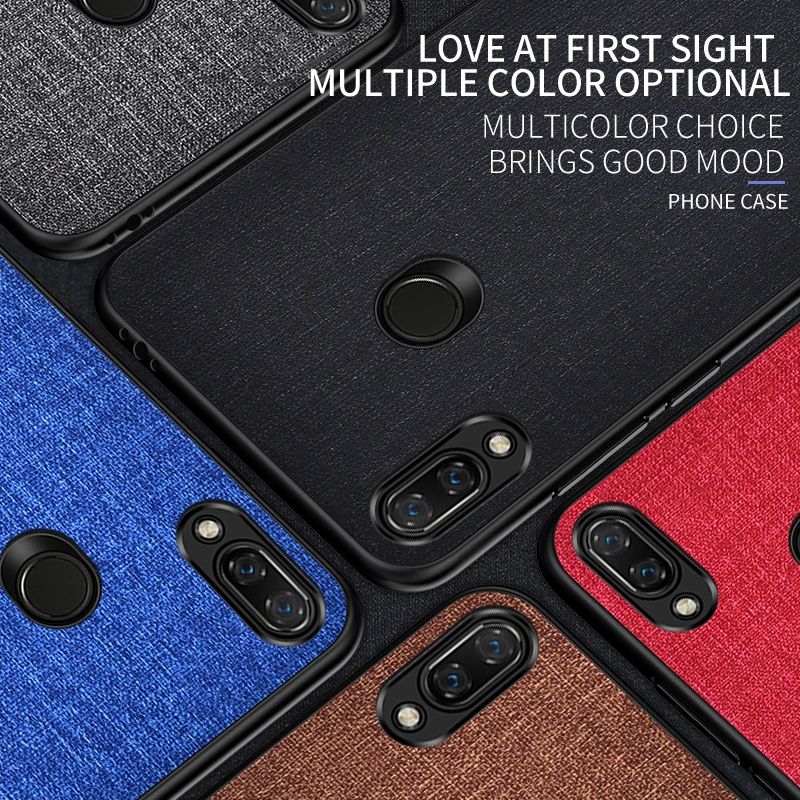 Matte Cloth Case For Coque Xiaomi Redmi Note 6 5 7 Pro 6A Plus Luxury Back Cover Pocophone F1 Go Fundas |