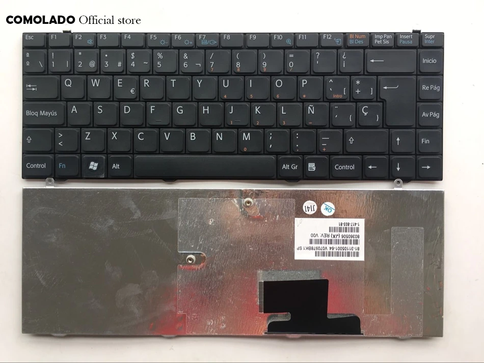 SP испанская клавиатура для Sony Vaio VGN FZ FZ15 FZ17 FZ18 FZ19 FZ25 FZ27 обслуживание черная