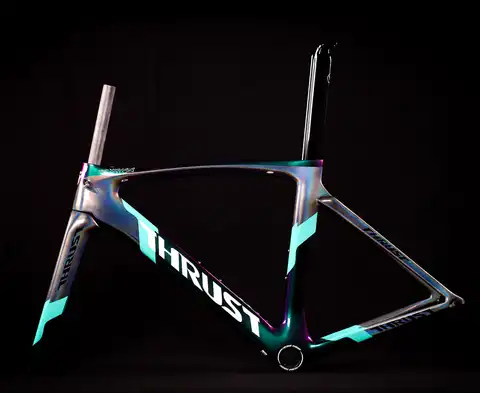 2022 упорный велосипедный карбоновый дорожный каркас Aero Cyclocross Roadbike Frameset Хамелеон цвет 2 года гарантии рамка для велосипеда