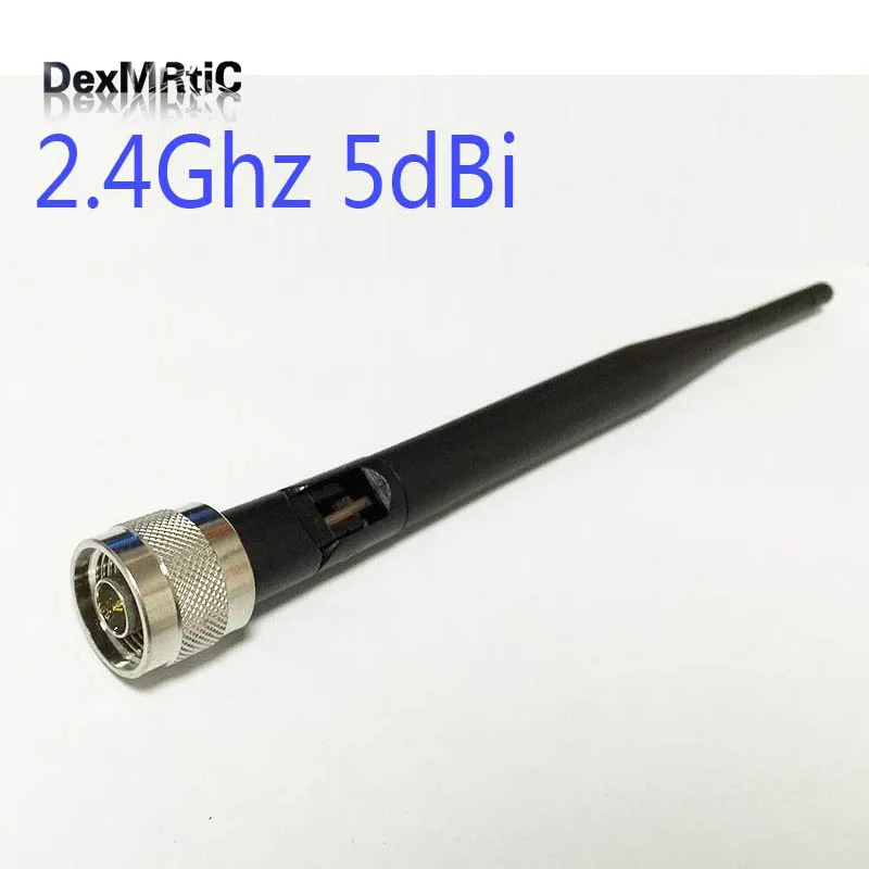 1 шт. 2 4 ГГц 5dbi Беспроводная Антенна Omni direction с N штекерным разъемом Складная Wifi