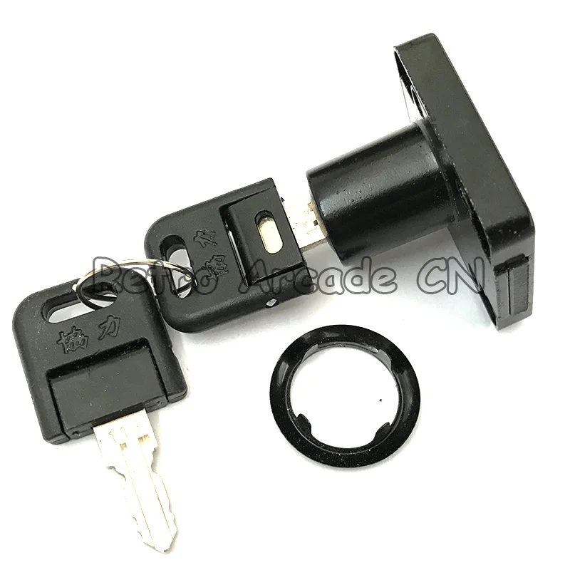 

12pcs/lot Black Locker Lock Desk Drawer Lock + 2 Keys for Arcade Game Machine Cupboard Mailbox File Cabinet