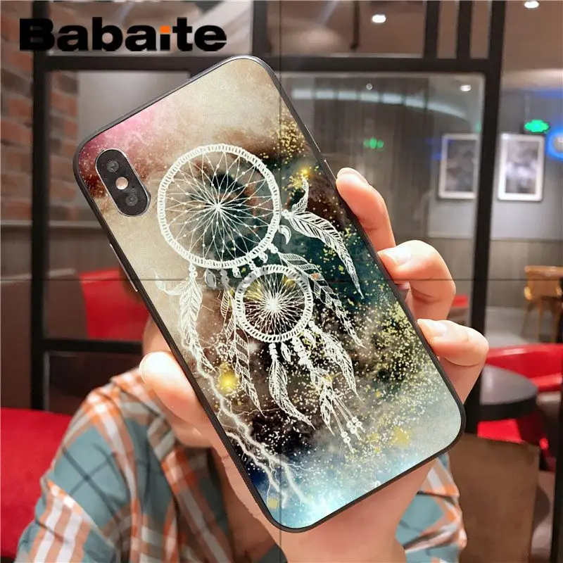 Мягкий Силиконовый ТПУ чехол с ловцом снов для iphone 11pro max iPhone X XS MAX 6 6s 7 7plus 8 8Plus 5 |