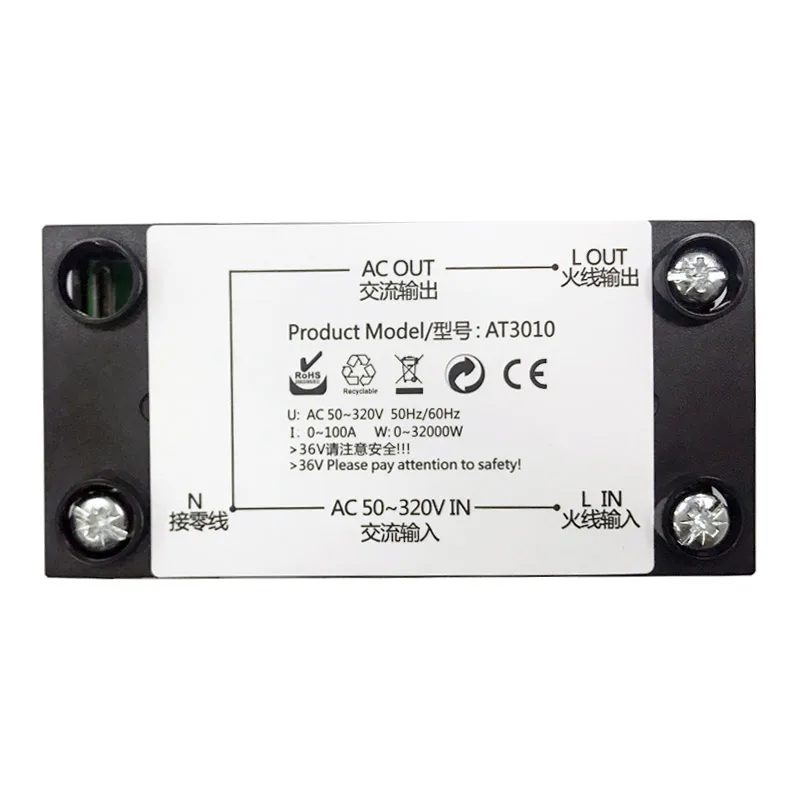 AC50~ 320V 100A цифровой измеритель напряжения индикатор мощность энергии вольтметр амперметр тока Ампер Вольт ваттметр тестер детектор 3K кВт
