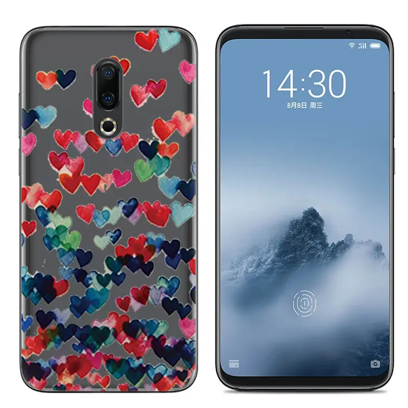 Case for Meizu 16 16X 16th Plus Soft TPU Back Cover M5 note M6 M5C MX6 M6S Pro 6 Silicone Protective Fundas |