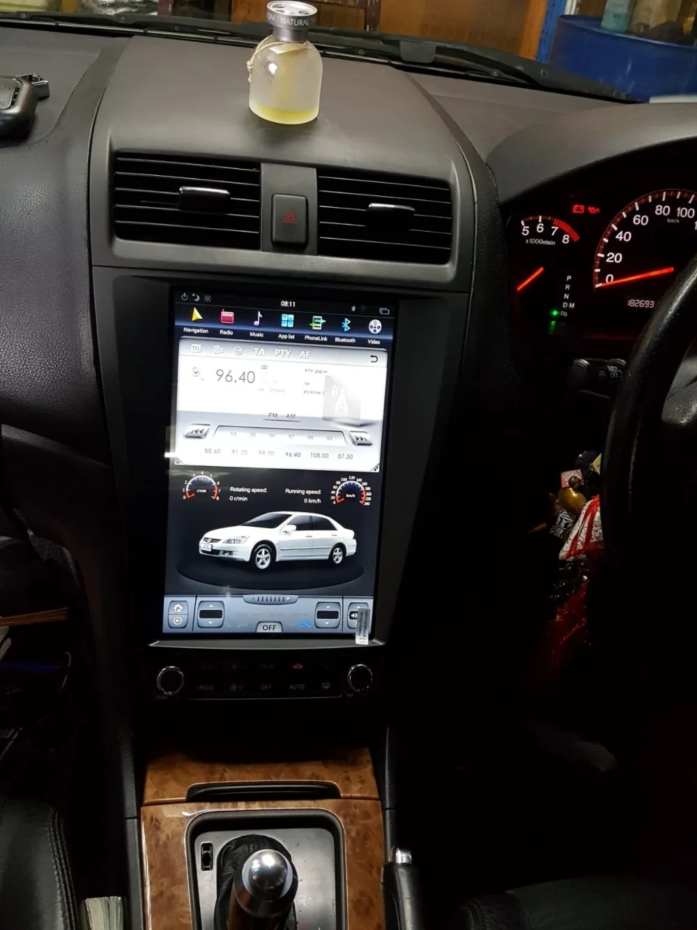 "YOKOTRON" 12," Telsa стиль сенсорный Android 7,1 Автомагнитола RDS для Honda Accord 7 CL7 2003-2007+ gps+ камера заднего вида
