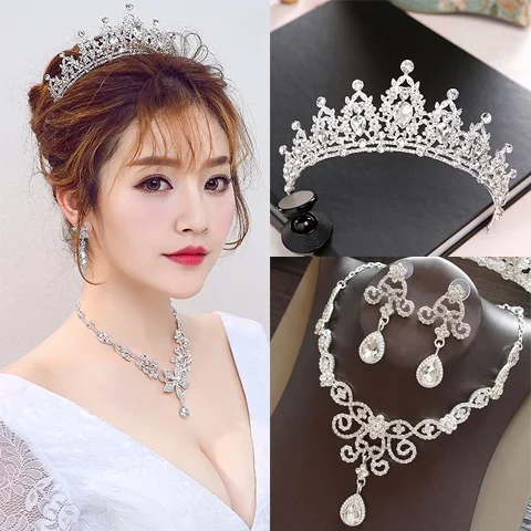 Fig Novo Cabeca Bridal Joias de Casamento Acessorios Para o Cabelo perola Pentes Tiaras E Coroas Meninas Da Dama - Окраска металла: Fig