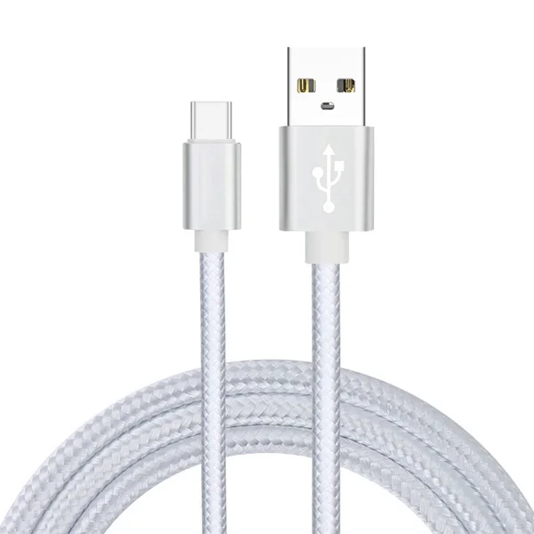silver Кабель usb type-C 3,1, кабель для быстрой зарядки 25 см, 1,5 м, 2 м, 3 м, USB C, зарядный кабель для samsung Note 10 Plus, Note10, S10, Redmi Note 8 Pro - Цвет: silver