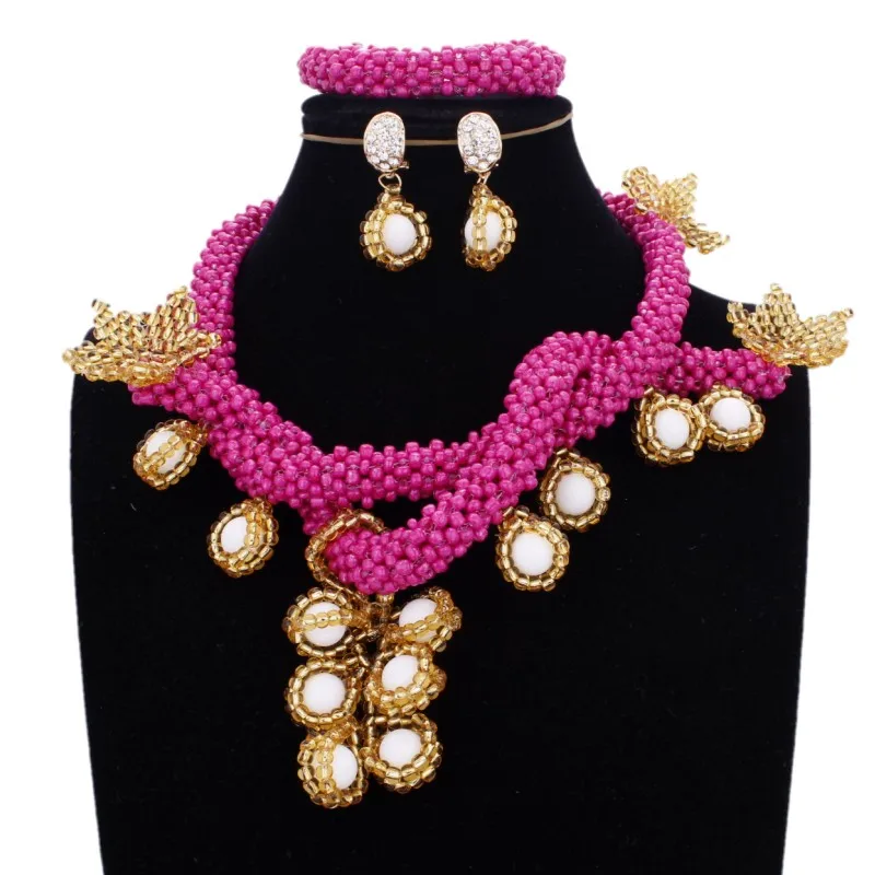 4 ujewelry Модные Ювелирные наборы акрил ручной работы Цветы Дубай комплект