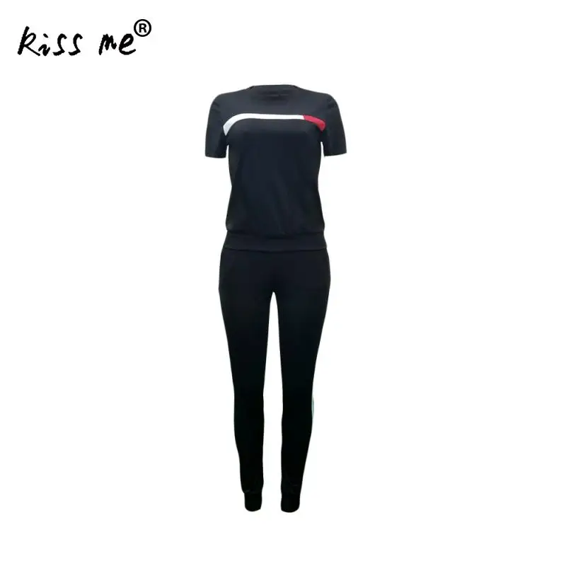 Women Sportswear Two Piece Yoga Sets Gym Running Sport Suit Fitness Clothes Workout Wear Pants Set Solid | Спорт и развлечения