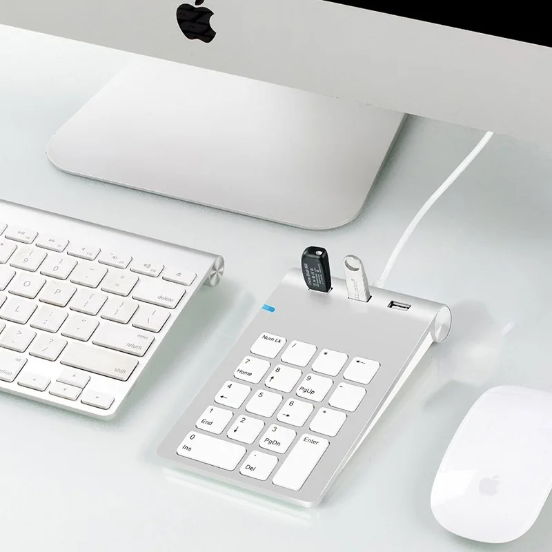 Rocketek USB 2 0 концентраторы цифровая клавиатура 18 клавиш мини для цифровой