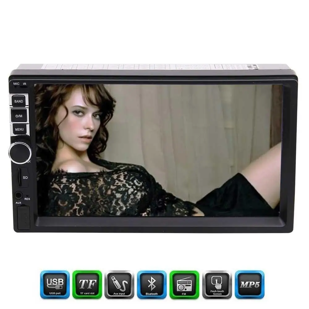 Eincar двойной 2 Din MP5 плеер 7 ''в тире FM радио аудио 1080P видео Bluetooth/Радио/AV