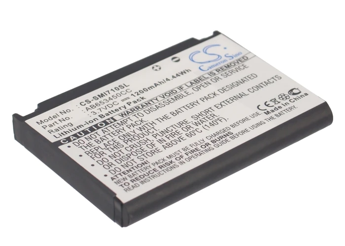 Аккумулятор Cameron Sino 1200 мАч AB653450CC для Samsung SGH i710 i718|1200mah battery|cameron sinobattery for samsung |