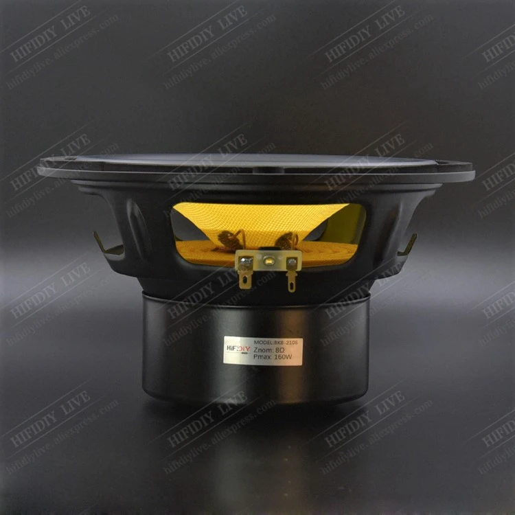 HI-FI DIY LIVE BK8-210S аудио HIFI 8 дюймов " Midbass Динамик для автомобиля 4/8 Ом 160 Вт стекловолокно Вибрационный таз громкоговоритель