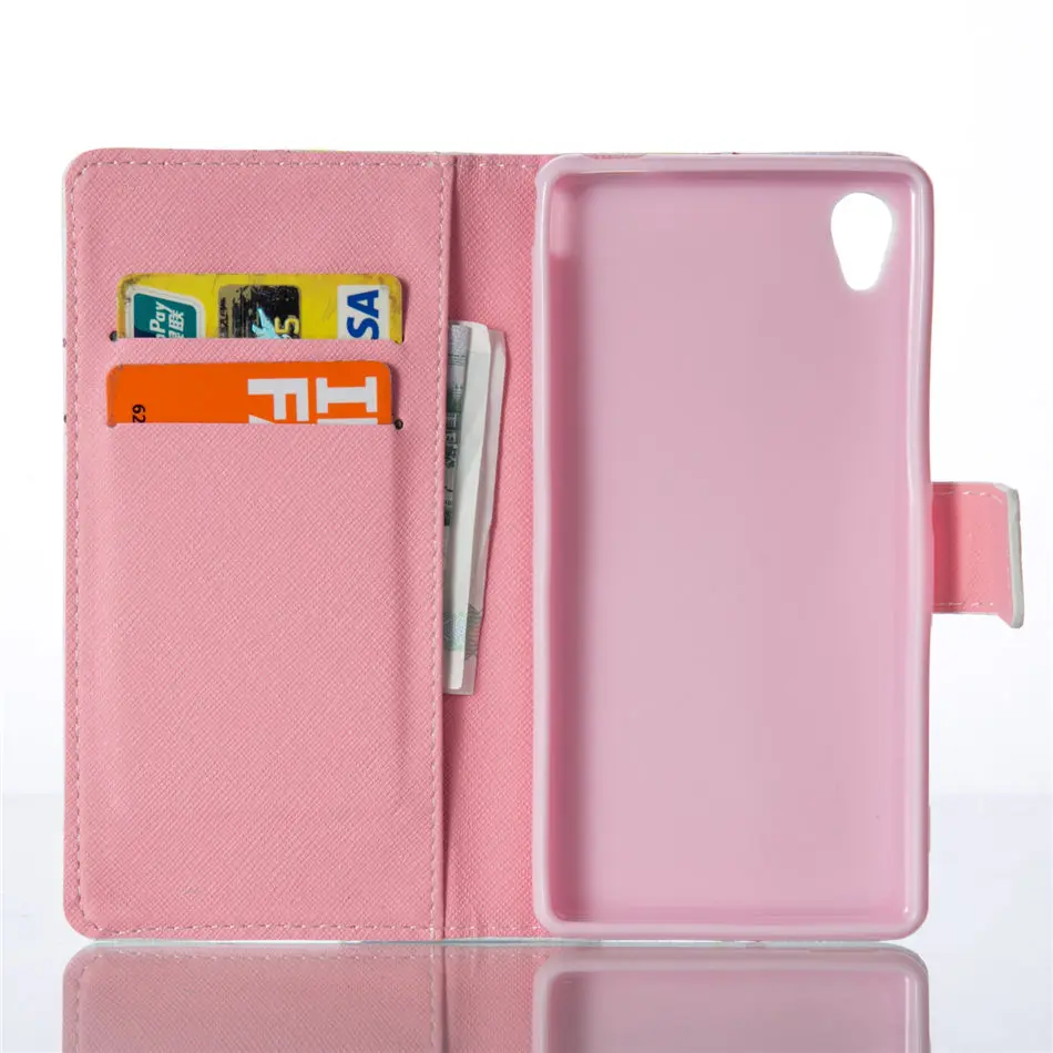 Роскошный флип-чехол для Fundas sony Xperia Z5 Compact Mini M4 Aqua Z5Mini Z5Compact Coque бабочка кожаный чехол подставка Capa DP23Z