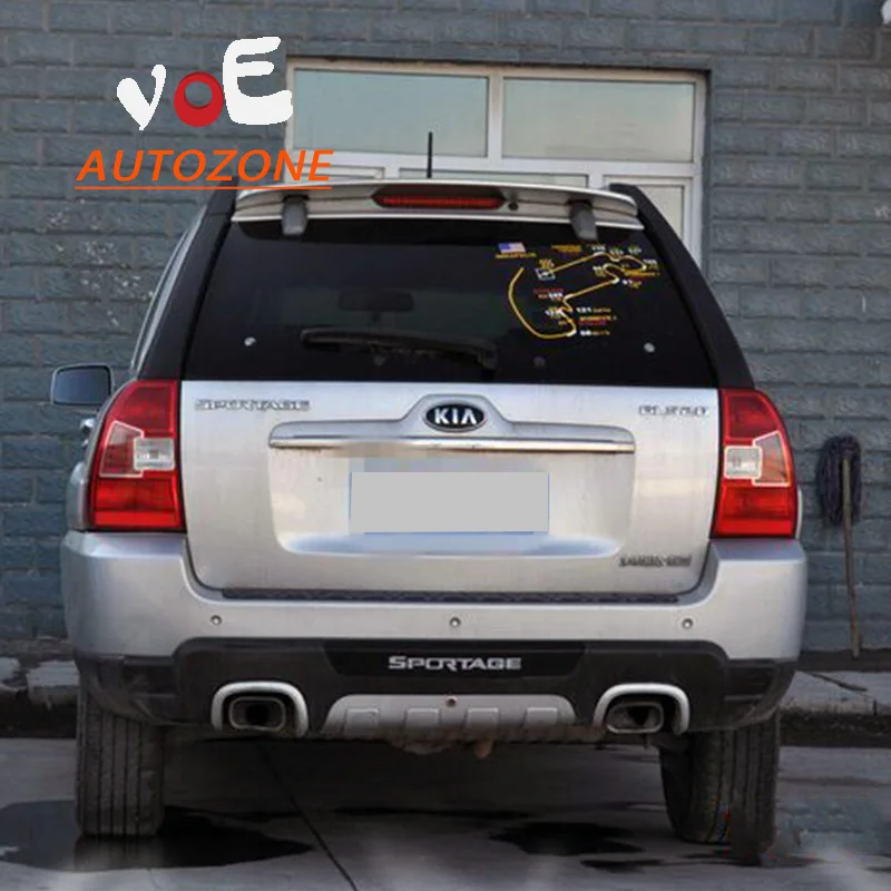 Sportage 2005 2006 2007 2008 2009 2010 ABS пластик Неокрашенный задний спойлер на крышу для KIA |