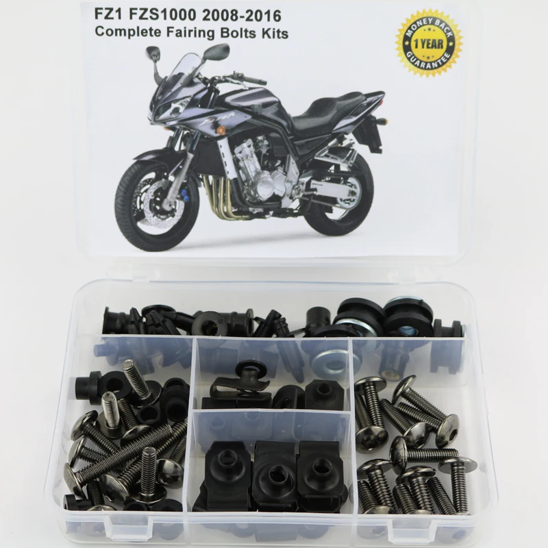 

Подходит для Yamaha FZ1 FZS1000 Fazer 2008-2016, полный комплект обтекателя, комплект болтов обтекателя, болт боковой покрытия