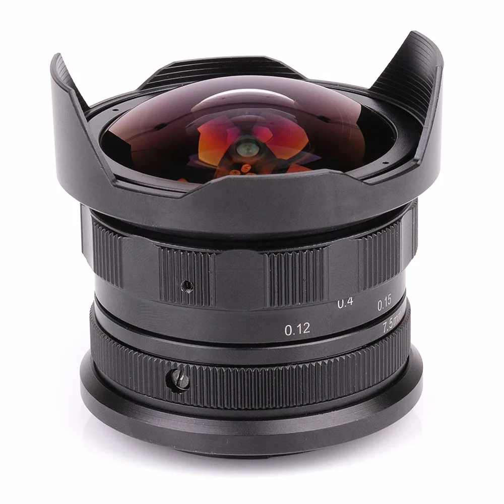 Супер широкоугольный объектив для камеры Fujifilm FX XT10 XT2 новый APS C 7 5 мм F2.8|lens for