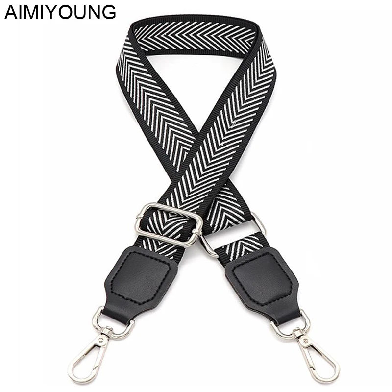 AIMIYOUNG Bag Strap Handbag Belt Wide Shoulder Bag Strap Replacement Strap Accessory Bag Part Adjustable Belt For Bags 130cm