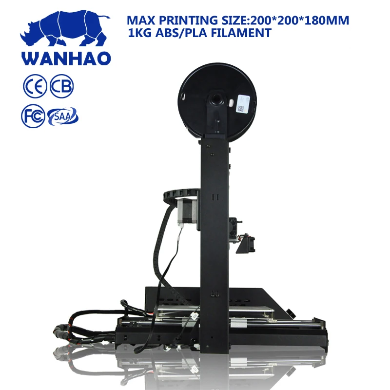 Китай лидер продаж дубликатор I3 V2.1 Wanhao 3D печать размер 200*200*180 мм цифровой принтер