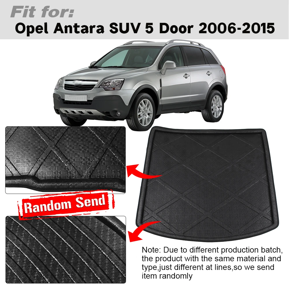 Buildreamen2 для Opel Antara SUV 5 двери 2006 2015 Автомобильный задний коврик в багажник Boot
