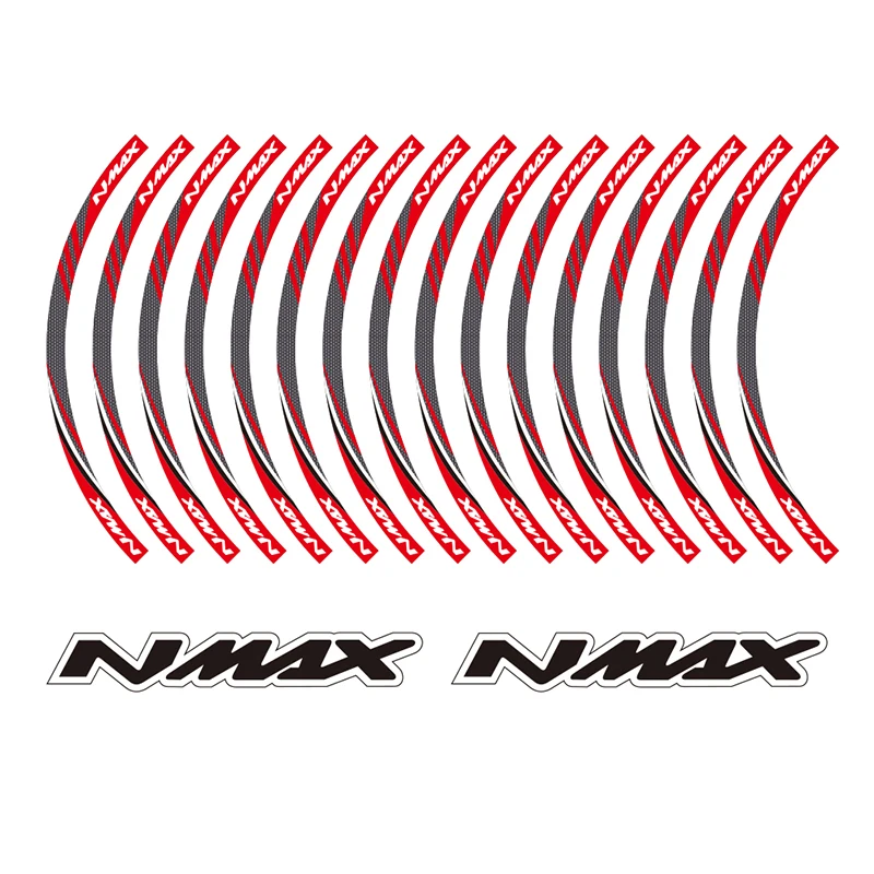 KODASKIN мотоцикл NMax 2D эмблема круглая наклейка большой обод колеса для Yamaha 125