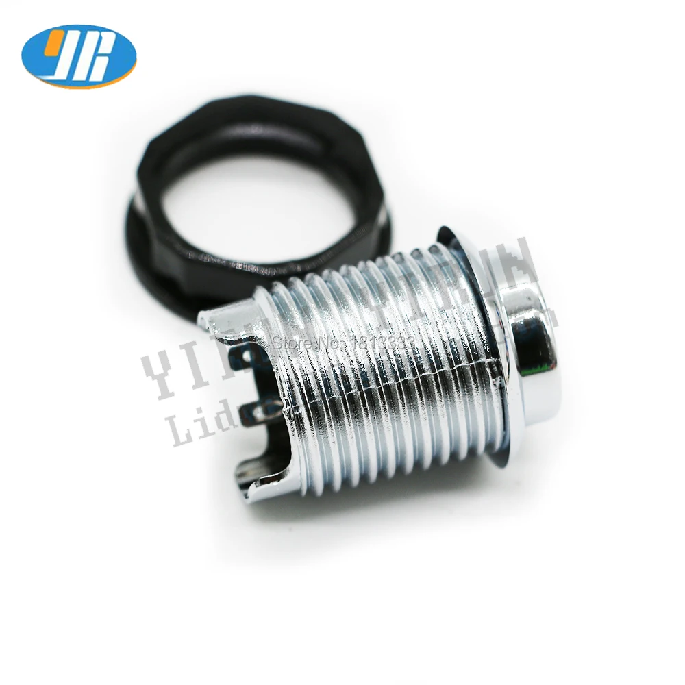 24mm CHROME Plated Push Button Arcade Start Microswitch Sot Game Accessories Parts 10PCS | Спорт и развлечения