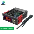 Цифровой регулятор температуры Термостат терморегулятор для инкубатора РЕЛЕ Светодиодный нагревательный охлаждающий STC-1000 220 В